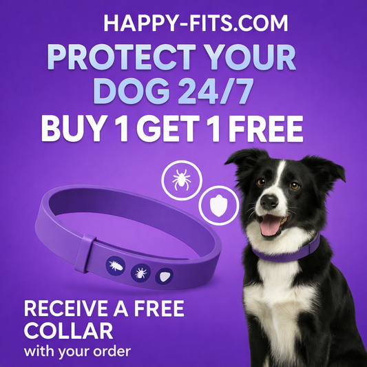 Dog Flea & Tick Collar – Natural Protection up to 8 Months | BUY 1 GET 1 FREE